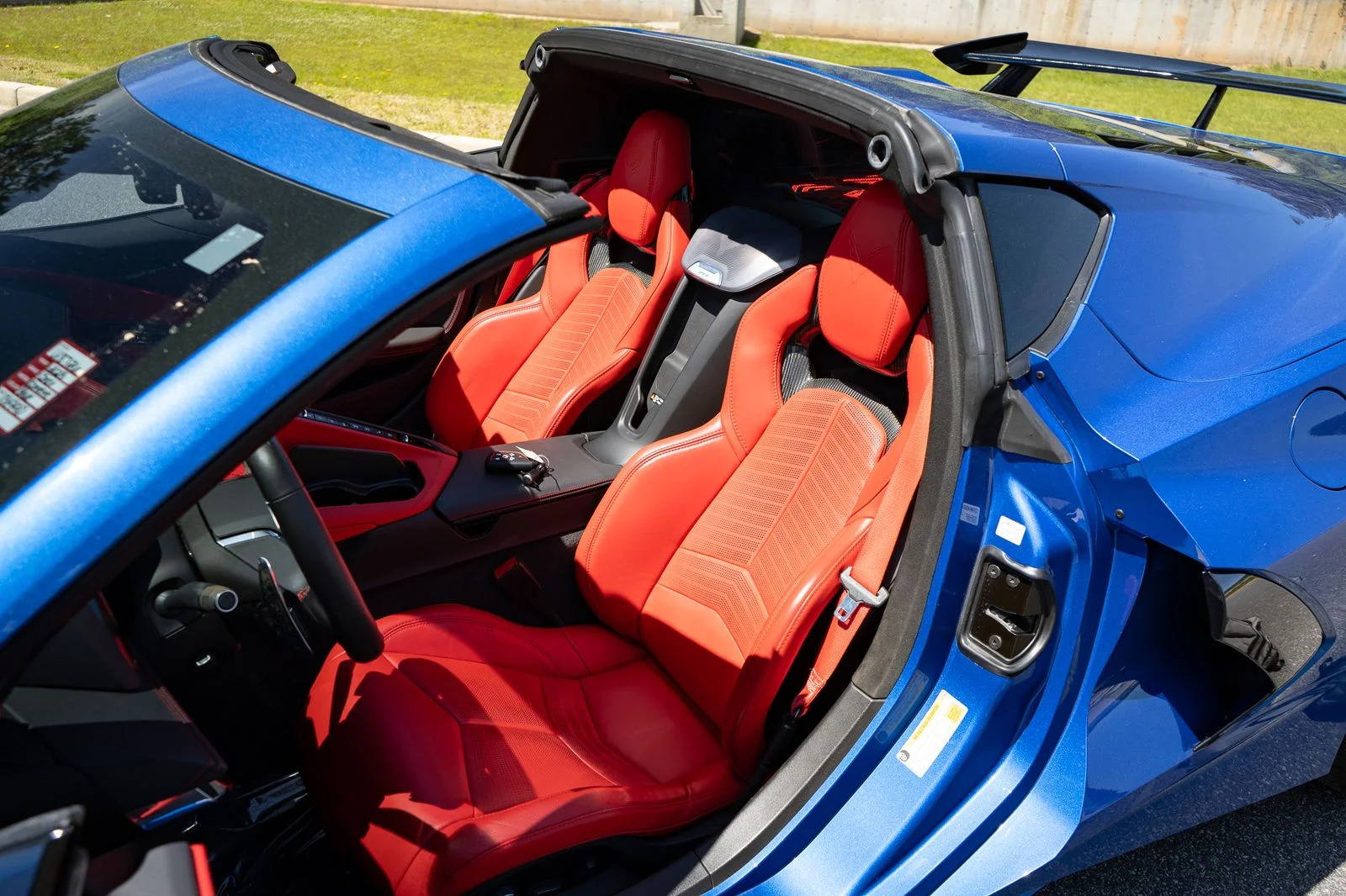 Used 2023 Blue Metallic Chevrolet Stingray image 35