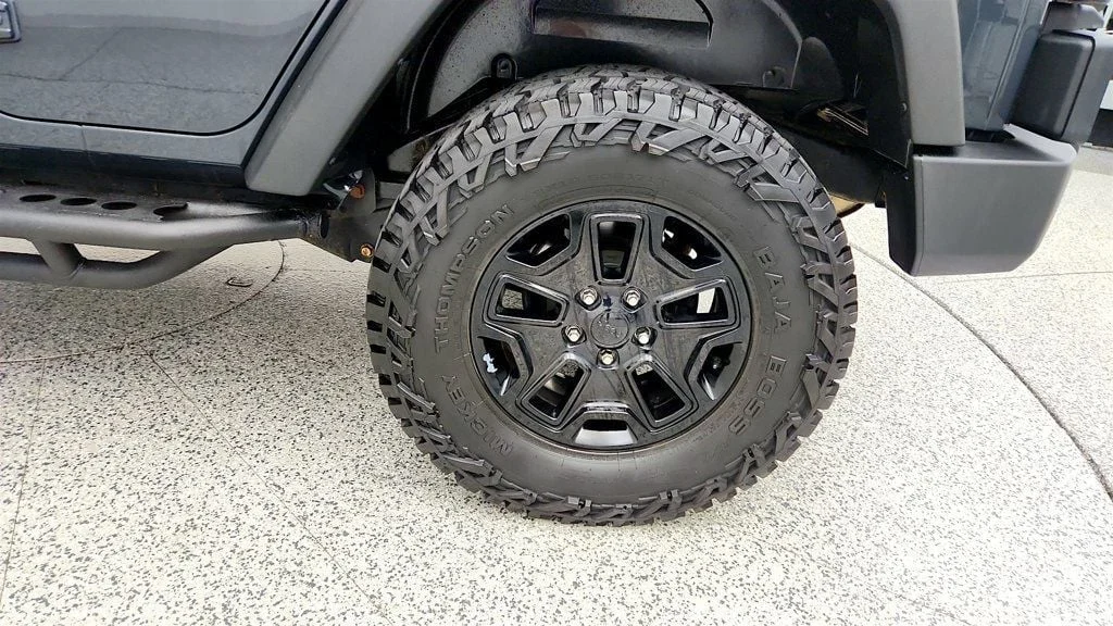 Used 2017 Rhino Clearcoat Jeep Willys Wheeler 4x4 w/ Alpine Audio, LED Lighting & Trailer Tow image 9