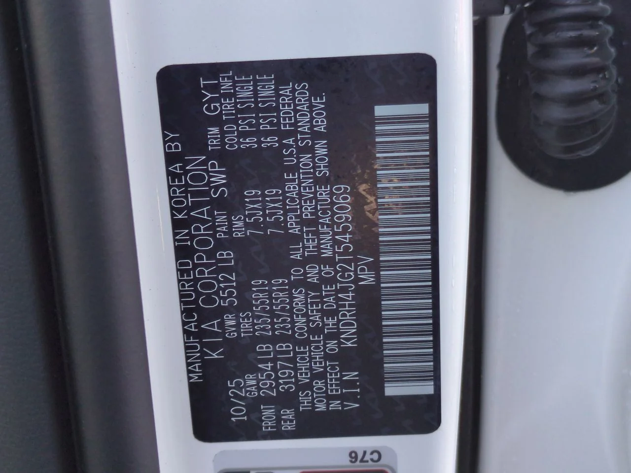 New 2026 Snow White Pearl Kia EX image 35