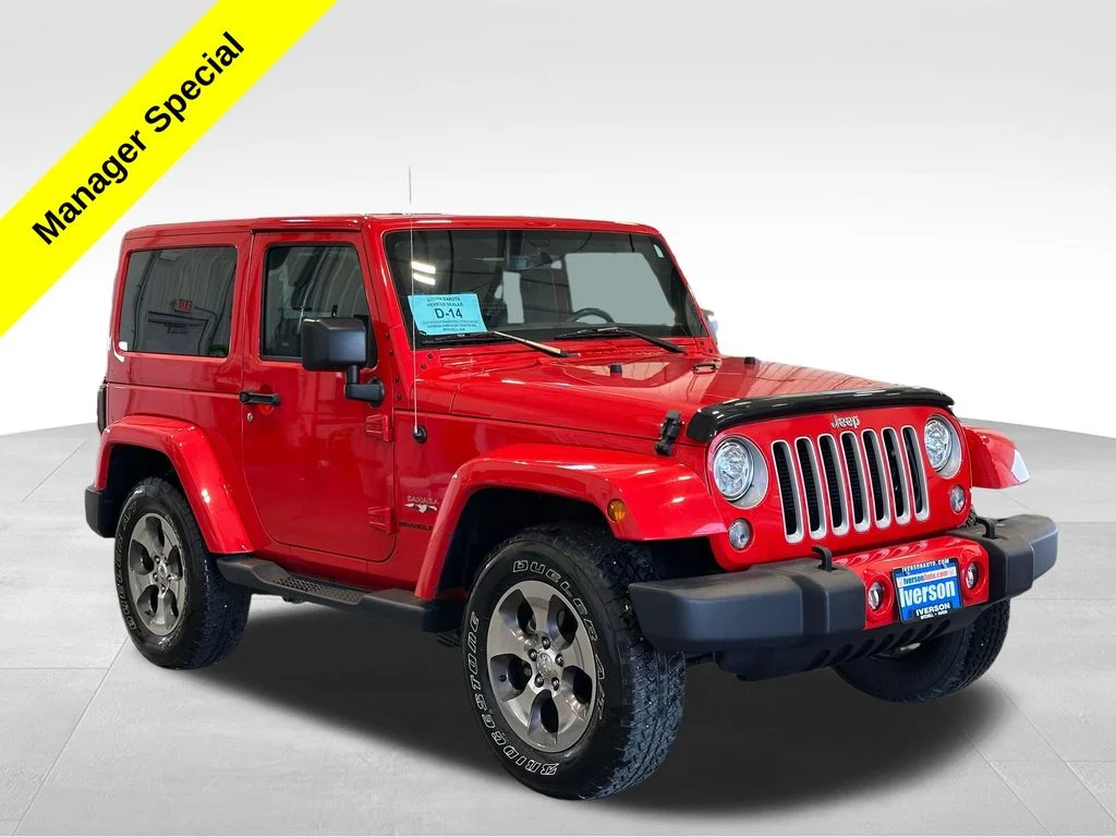 Used 2018 Red Jeep Sahara image 2