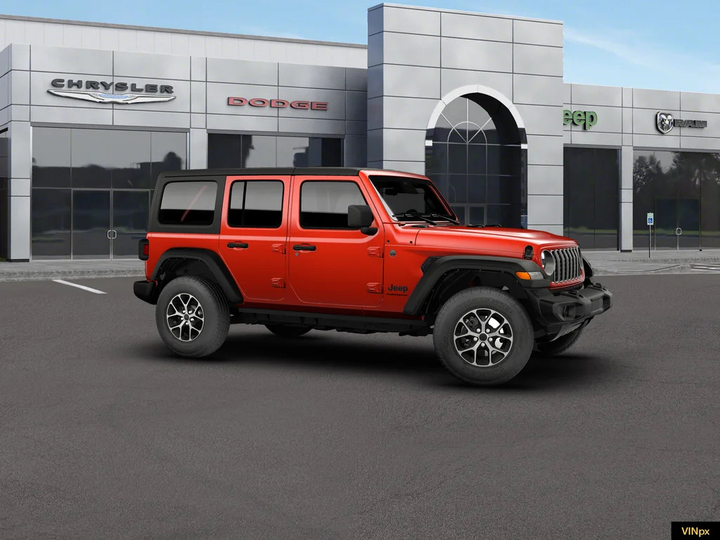 New 2026 Firecracker Red Clear-Coat Exterior Paint Jeep Sport S image 9