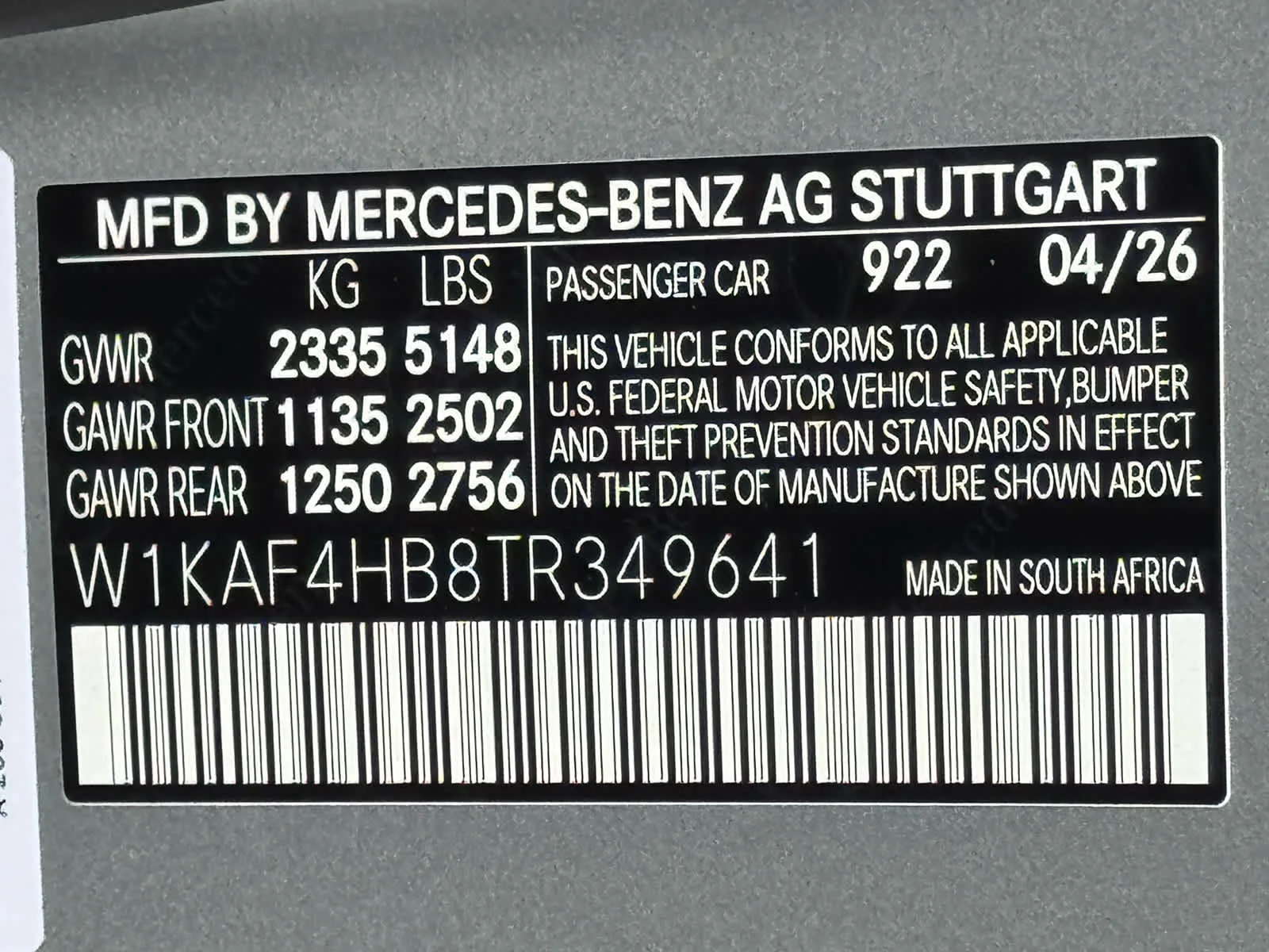 New 2026 Cirrus Silver Metallic Mercedes-Benz C 300 image 20