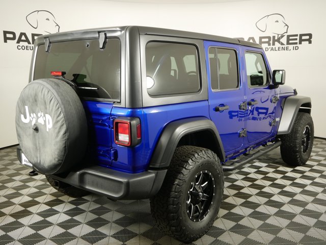 Used 2018 Ocean Blue Metallic Clearcoat Jeep Sport S image 5