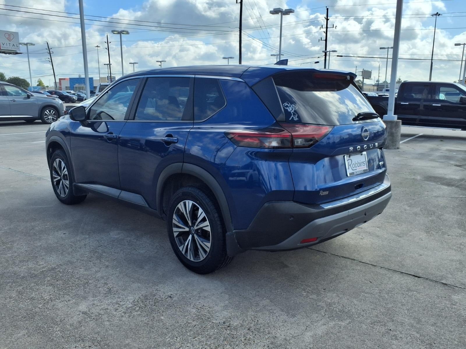 2022 Nissan Rogue SV Blue at Robbins Nissan