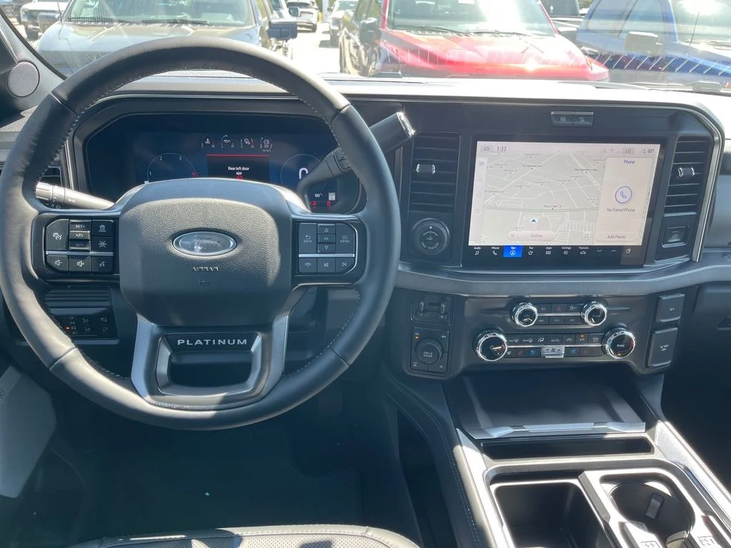 New 2026 Star White Metallic Tri-Coat Ford F-250® Platinum® image 3