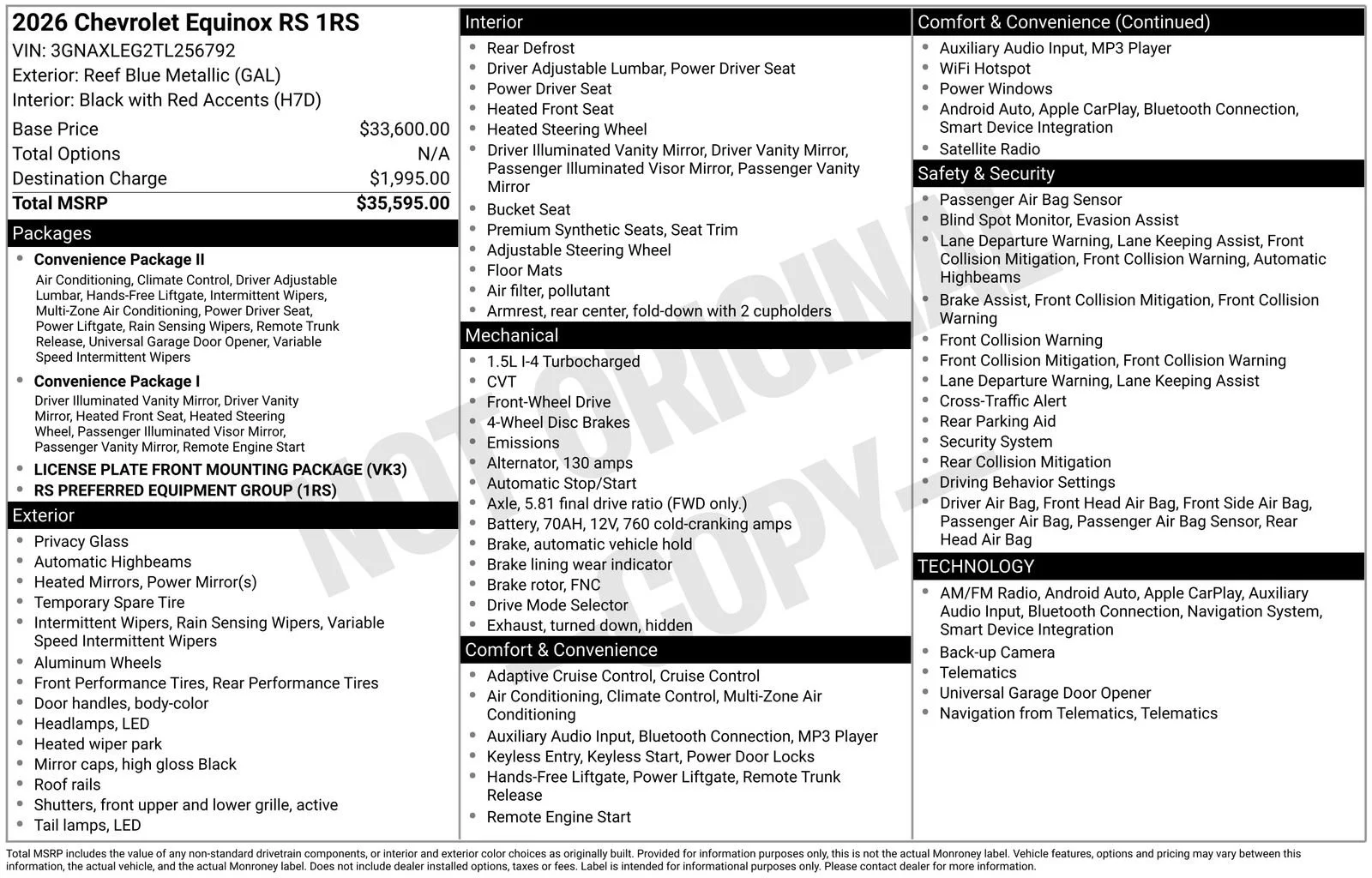 2026 Chevrolet Equinox RS - Photo 25