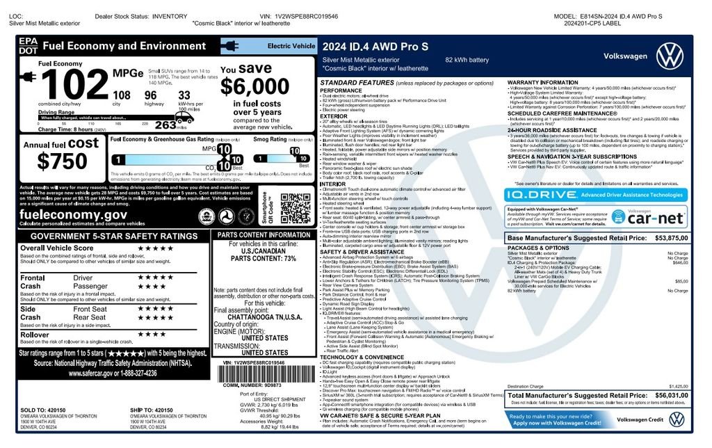 Used 2024 Silver Volkswagen Pro S image 4