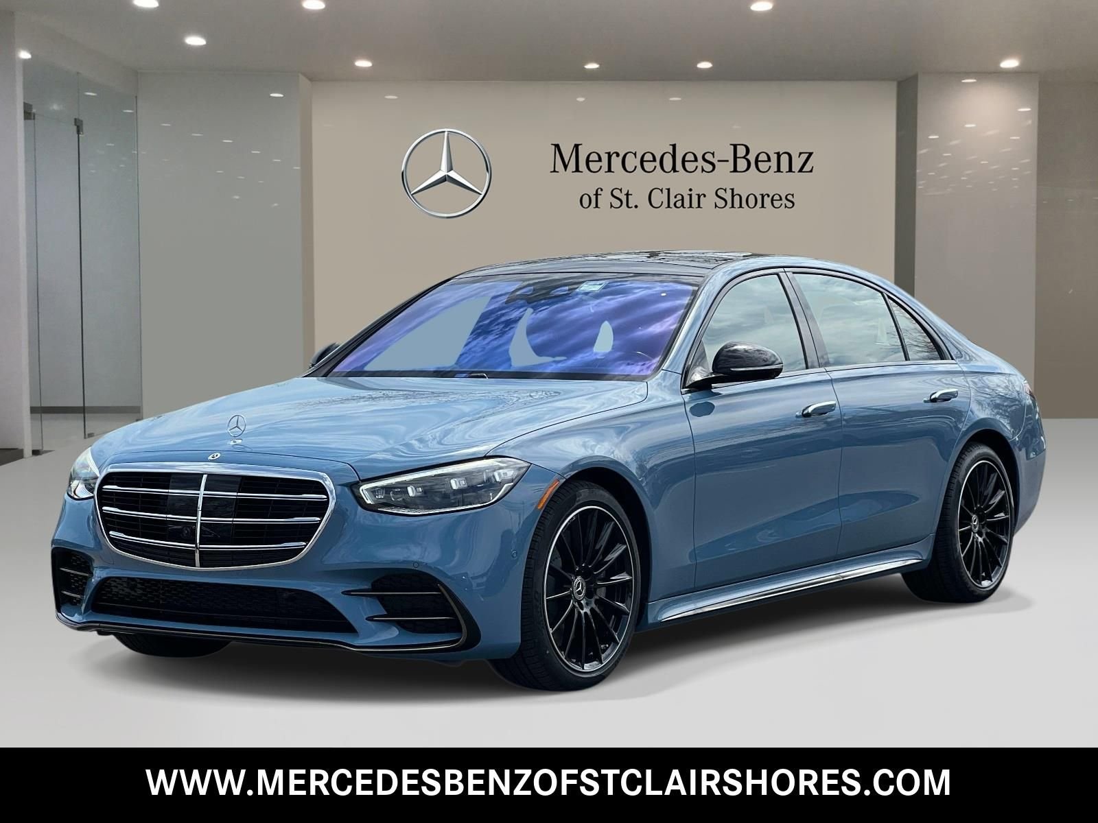 New 2026 MANUFAKTUR China Blue Mercedes-Benz S 580 image 1