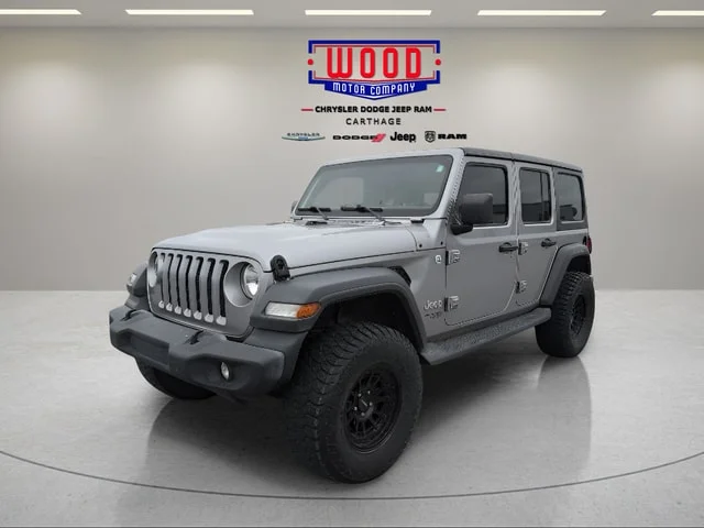 Used 2020 Billet Silver Metallic Clearcoat Jeep Unlimited Sport S image 7