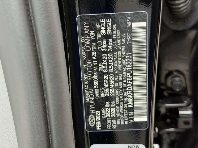 Used 2023 Black Hyundai Limited image 30