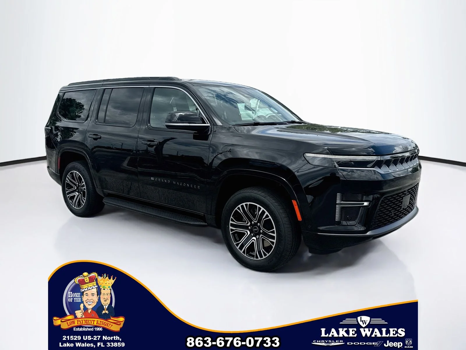 New 2026 High Gloss Black Exterior Paint Jeep Grand Wagoneer image 1