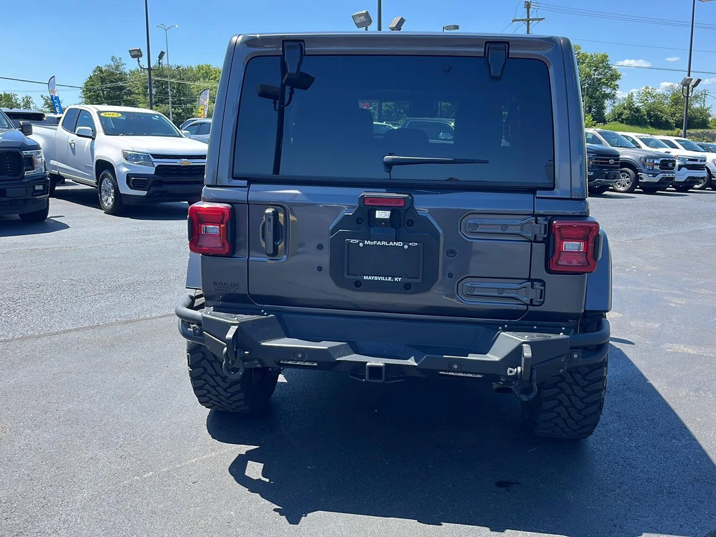 Used 2021 Sting-Gray Clearcoat Jeep Unlimited Sahara High Altitude image 4