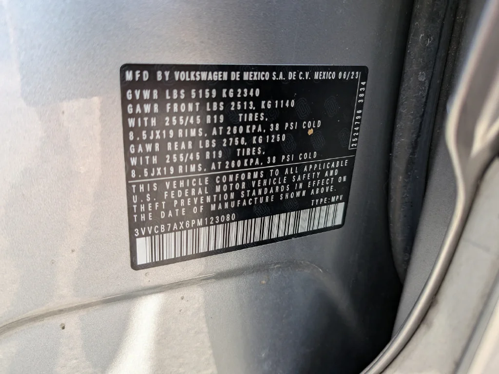 Certified Used 2023 Silver Volkswagen 2.0T SE R-Line Black image 34