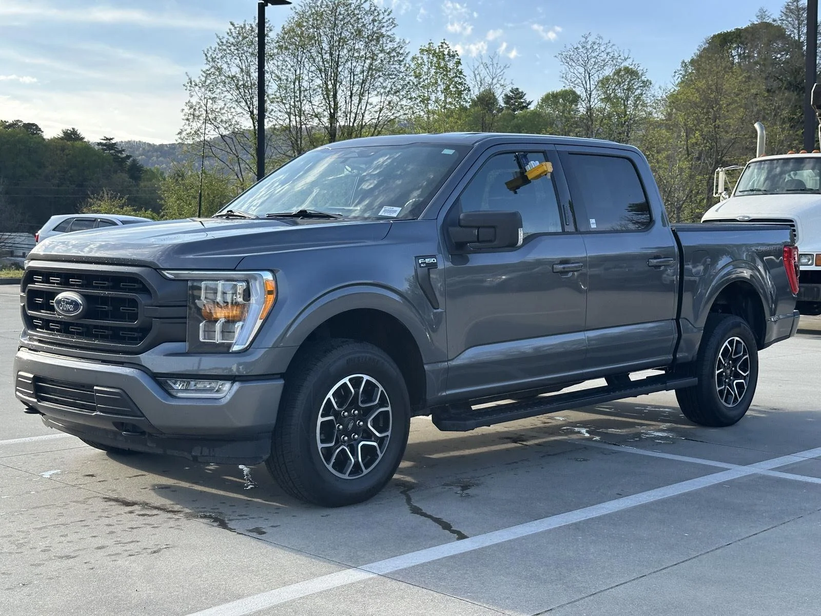 Used 2023 Carbonized Gray Metallic Ford XLT image 3