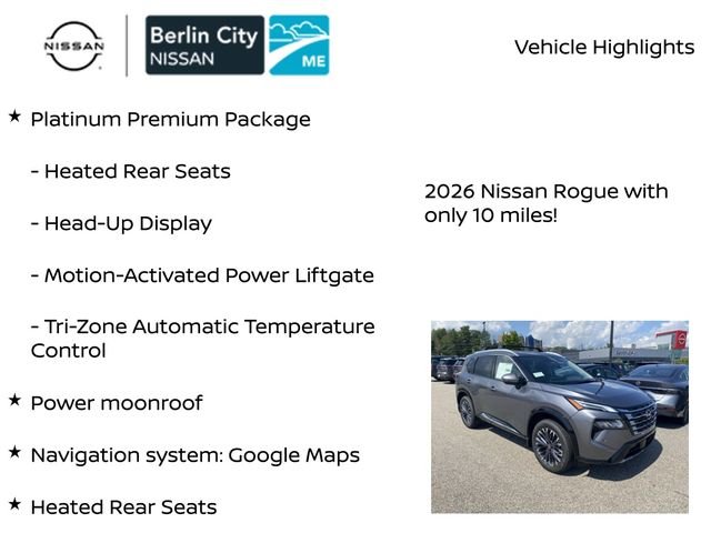 New 2026 Gun Metallic Nissan Platinum image 7
