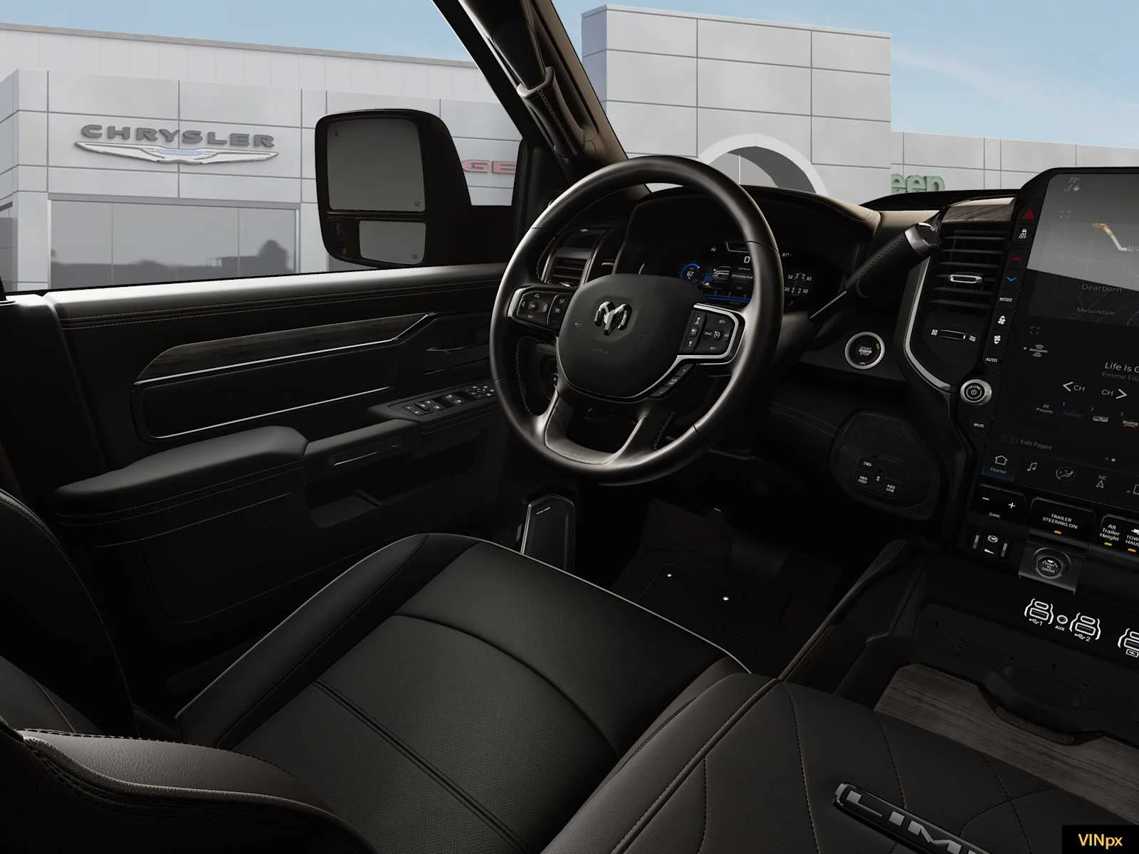New 2026 Diamond Black Crystal Pearl-Coat Exterior Paint RAM Limited image 4