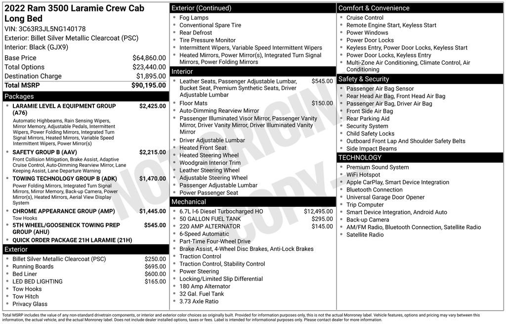 Used 2022 Silver Ram Laramie image 9