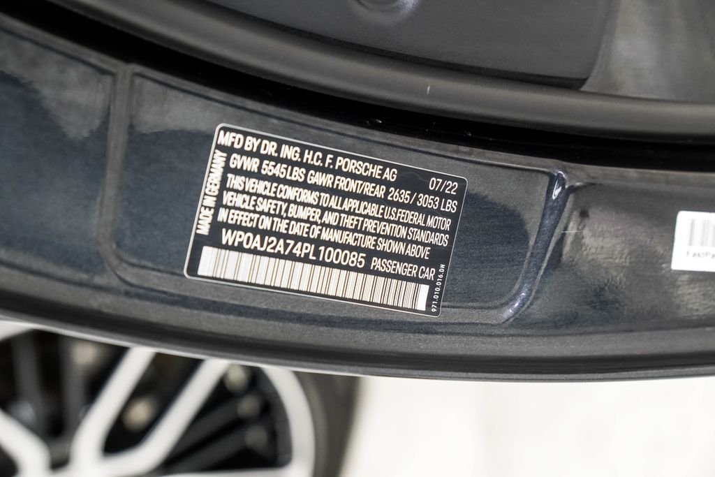 Used 2023 Gray Porsche 4 Platinum Edition image 45