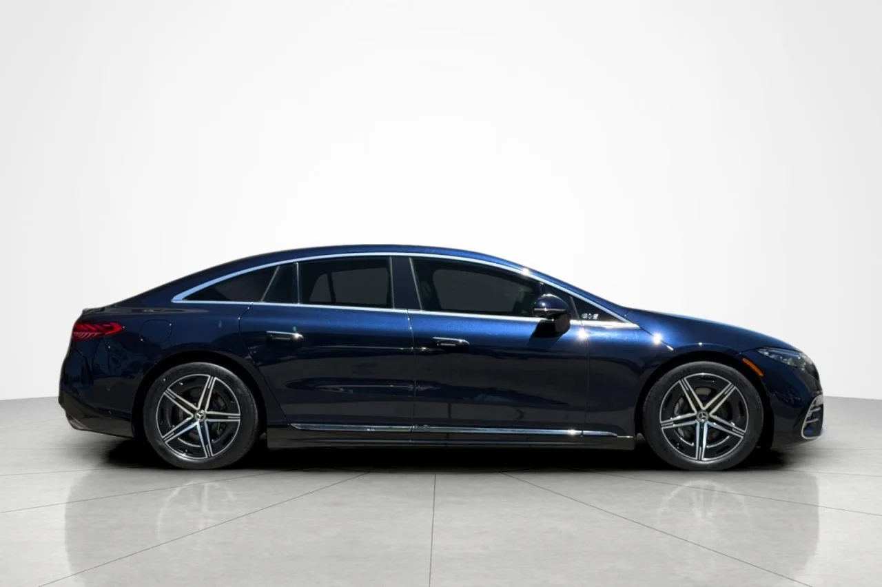 Certified Used 2024 Nautical Blue Metallic Mercedes-Benz EQS 450 image 6
