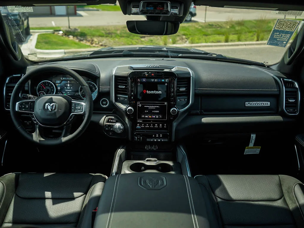 New 2026 Diamond Black Crystal Pearlcoat RAM LARAMIE image 11