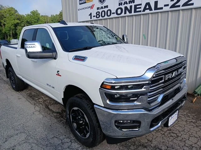 New 2026 Bright White Clear-Coat Exterior Paint RAM Laramie image 1