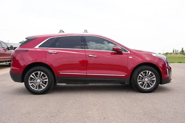 Used 2021 Red Cadillac Premium Luxury image 2