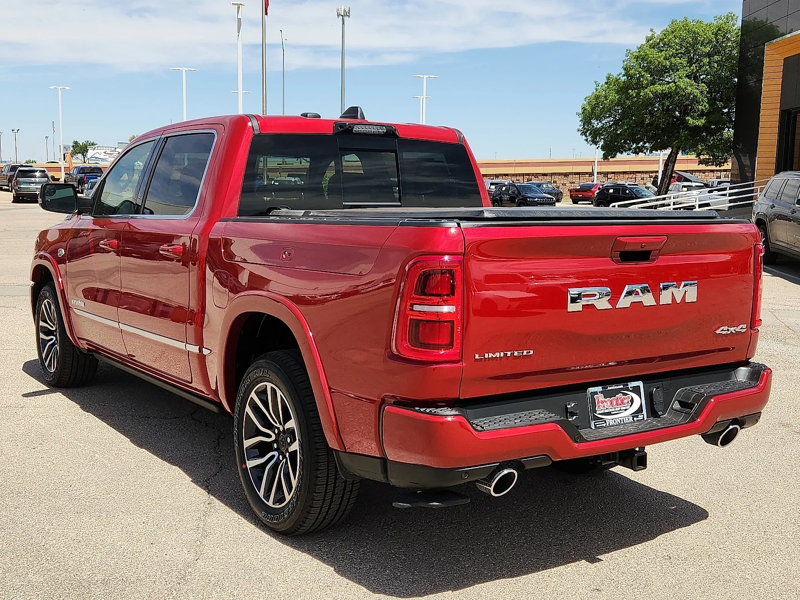 New 2026 Molten Red Pearl-Coat  Paint Ram LIMITED CREW CAB 4X4 5
