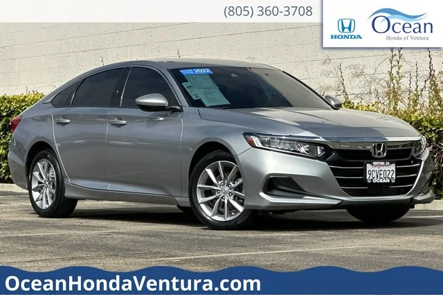 Certified Used 2022 Lunar Silver Metallic Honda LX image 1