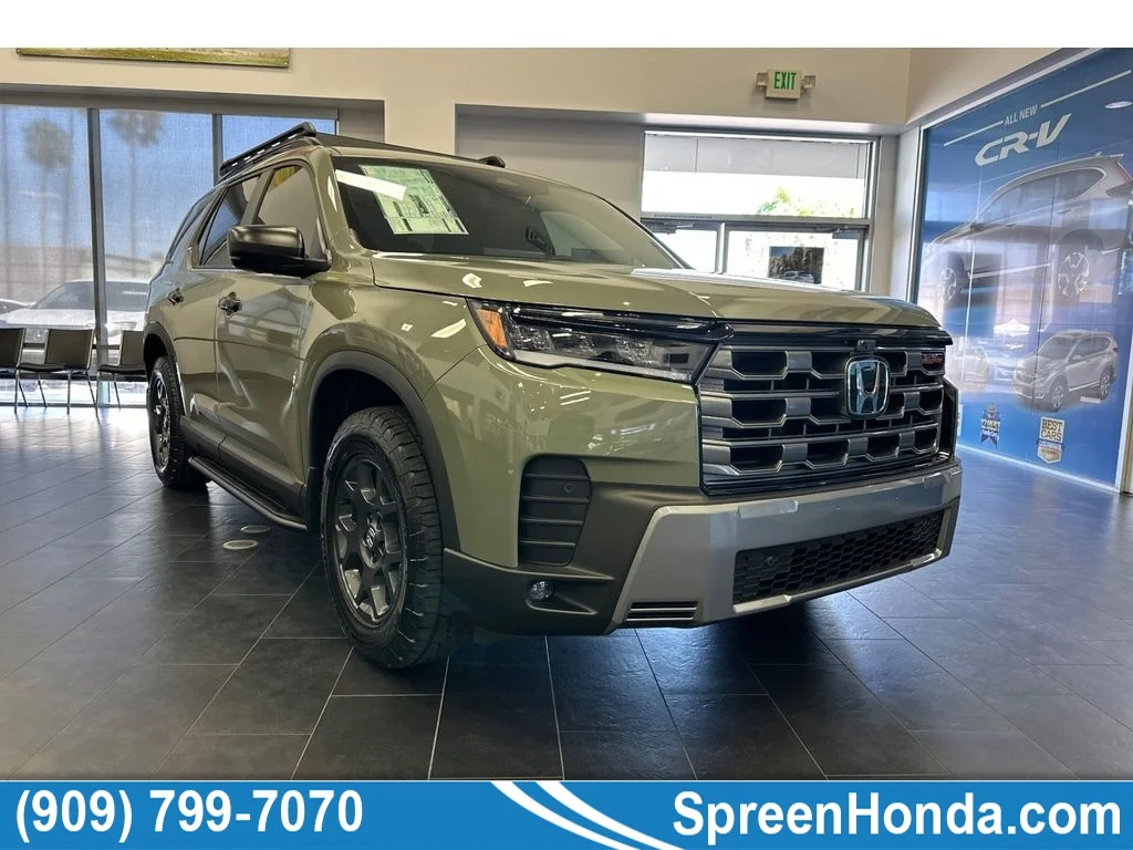 New 2026 Ash Green Metallic Honda TrailSport image 1
