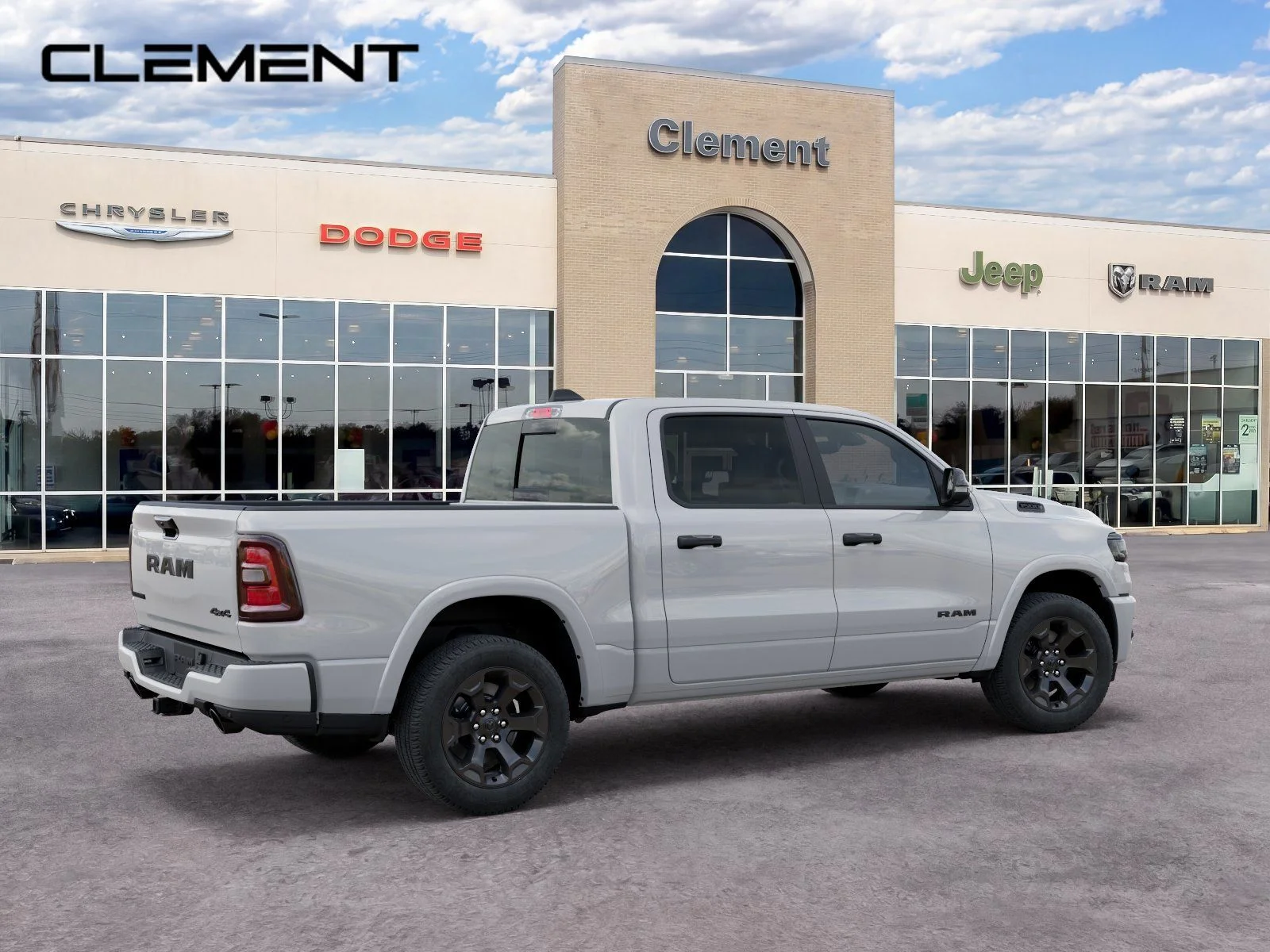 New 2026 Bright White Clear-Coat Exterior Paint RAM Big Horn/Lone Star image 4
