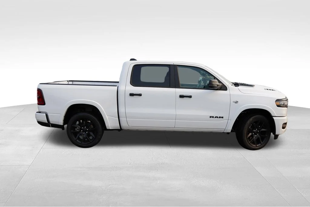 New 2026 Bright White Clear-Coat Exterior Paint RAM Laramie image 2