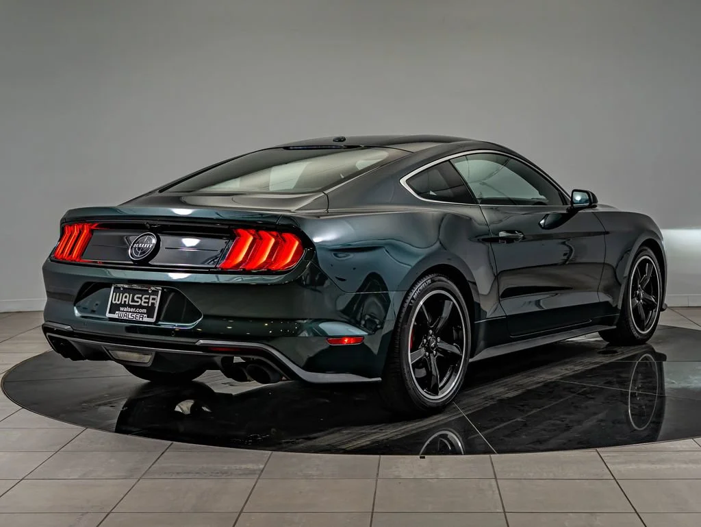 Used 2019 Dark Highland Green Metallic Ford Bullitt image 5