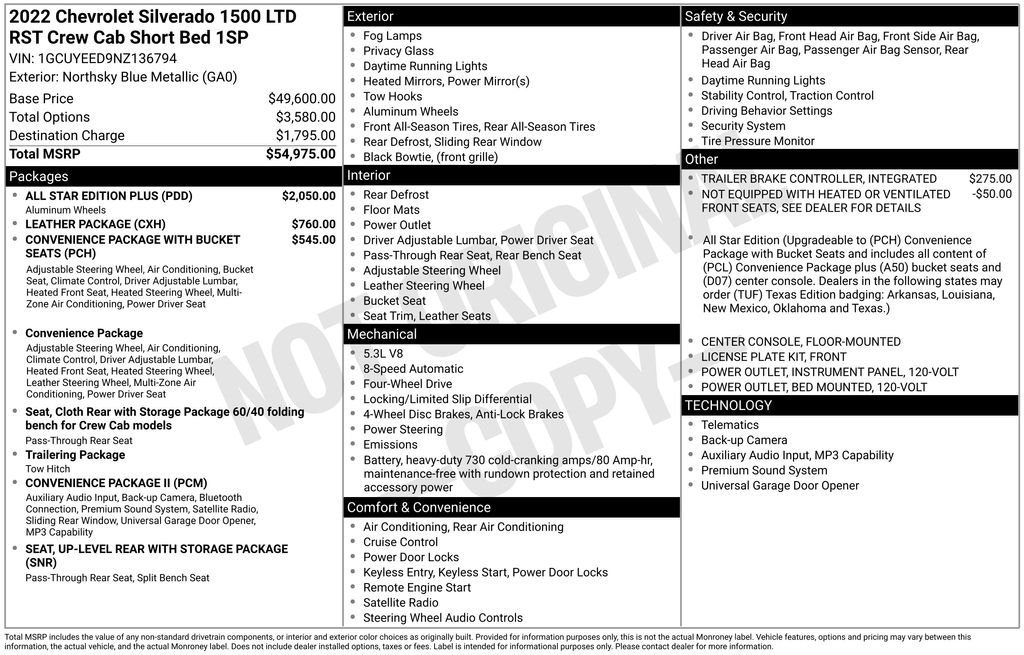 Used 2022 Blue Chevrolet RST image 24