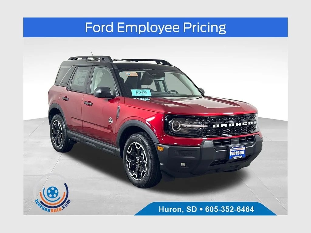 New 2026 Ruby Red Metallic Tinted Clearcoat Ford Outer Banks® image 1