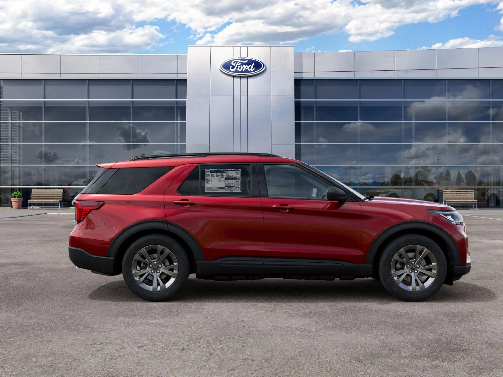 New 2027 Ruby Red Metallic Tinted Clearcoat Ford Active image 5