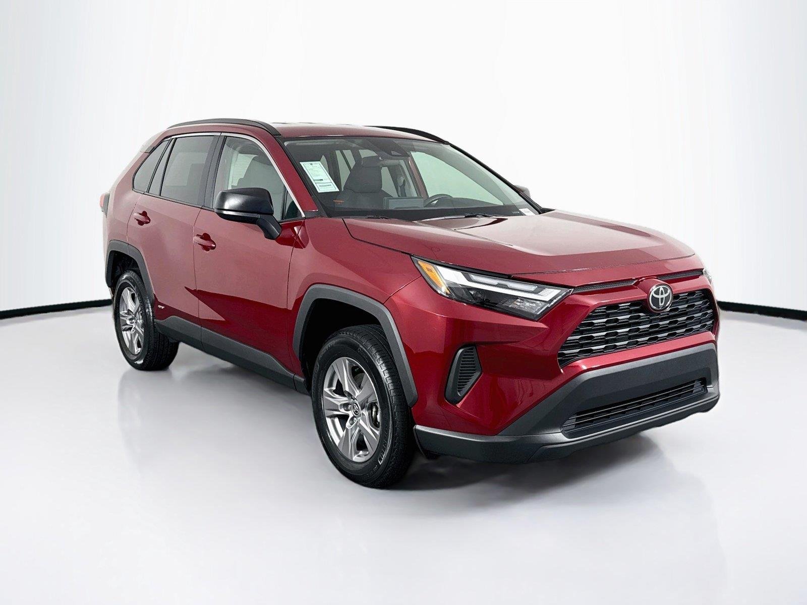 Certified Used 2025 Ruby Flare Pearl Toyota Hybrid LE image 8