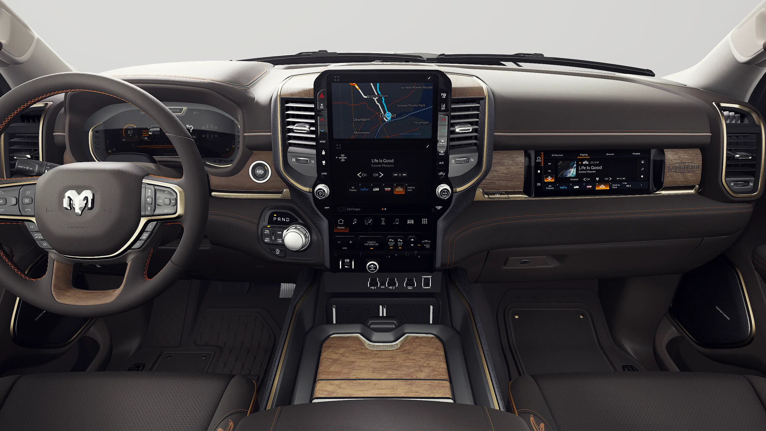New 2027 Diamond Black Crystal Pearl-Coat Exterior Paint RAM Limited image 18