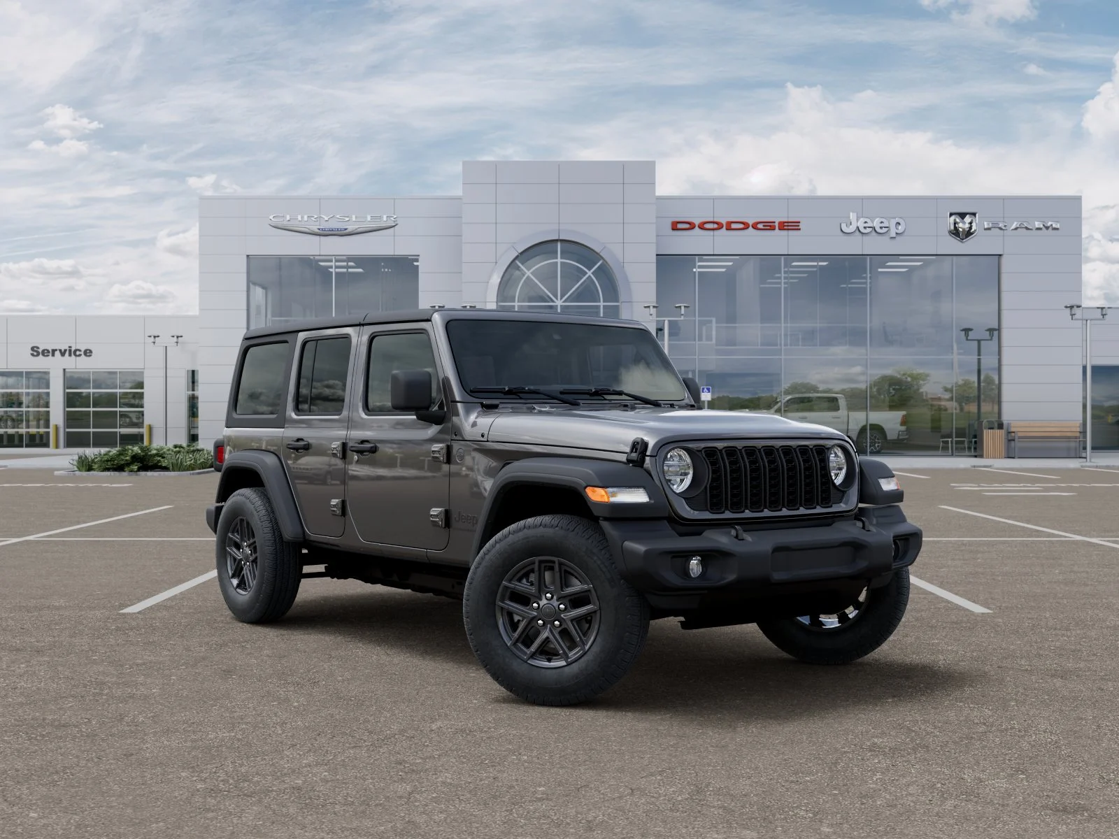 New 2026 Granite Crystal Metallic Clear-Coat Exterior Paint Jeep Sport S image 5