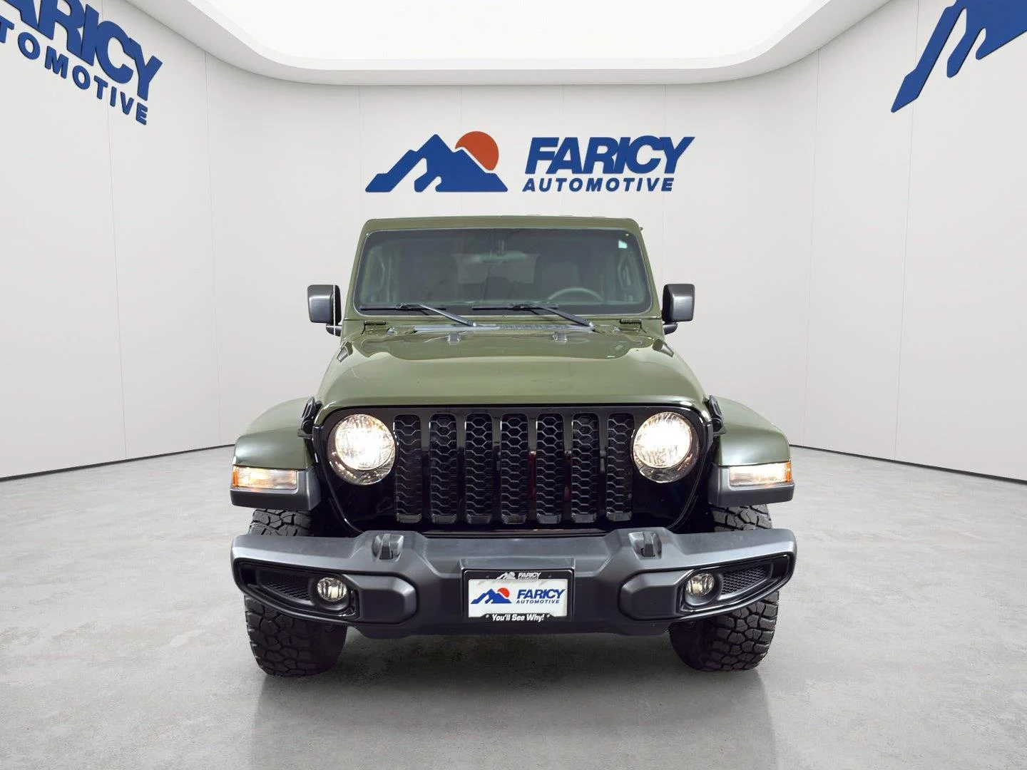 Used 2023 Sarge Green Clearcoat Jeep Willys image 1