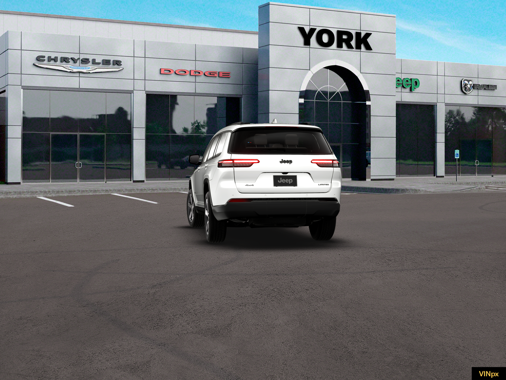 New 2026 Bright White Clear-Coat Exterior Paint Jeep Limited image 13