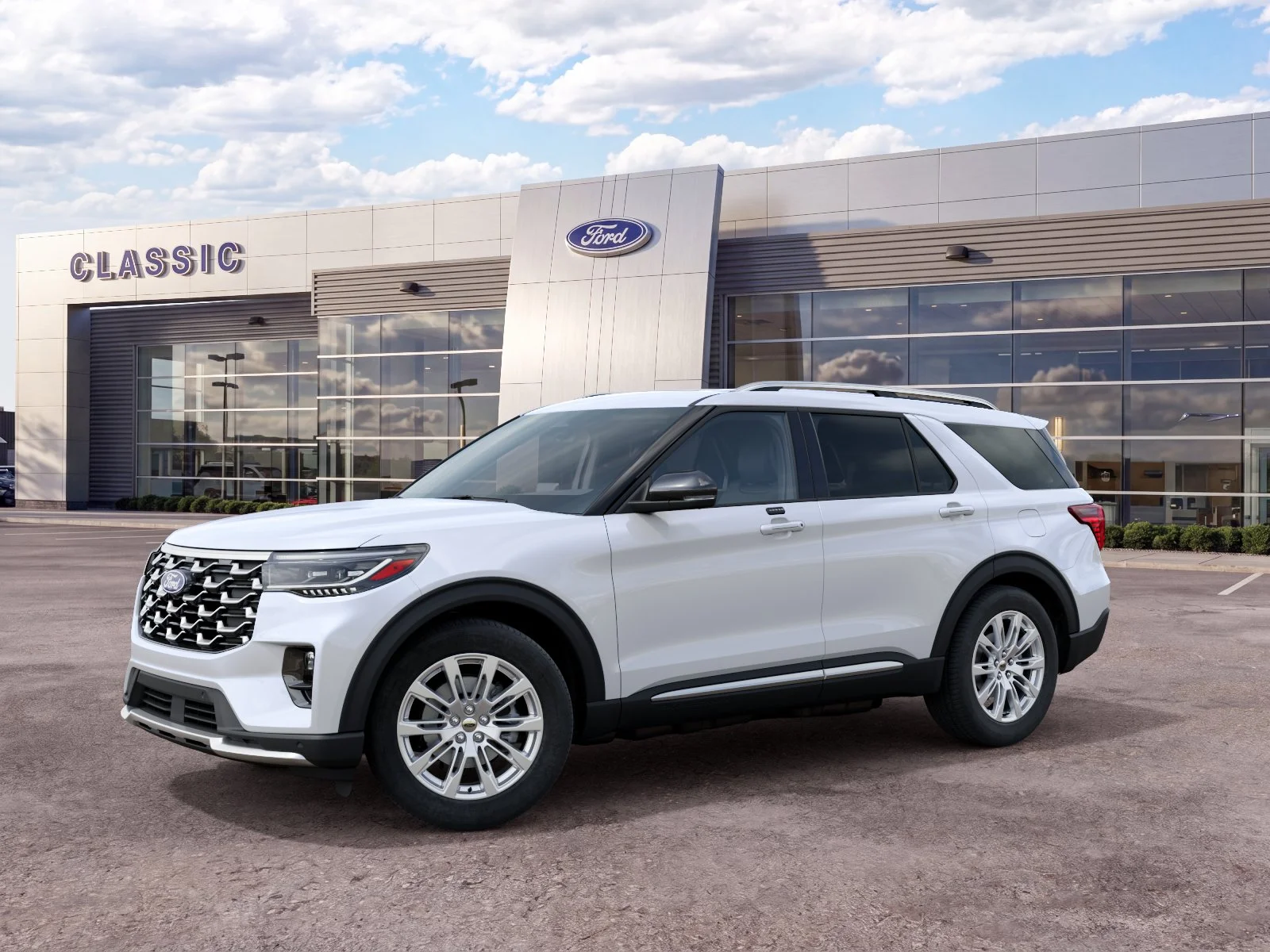 New 2027 Star White Metallic Tri-Coat Ford Platinum™ image 20