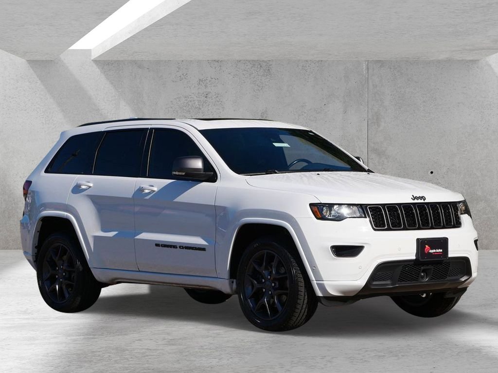 Certified Used 2021 White Jeep Limited image 1