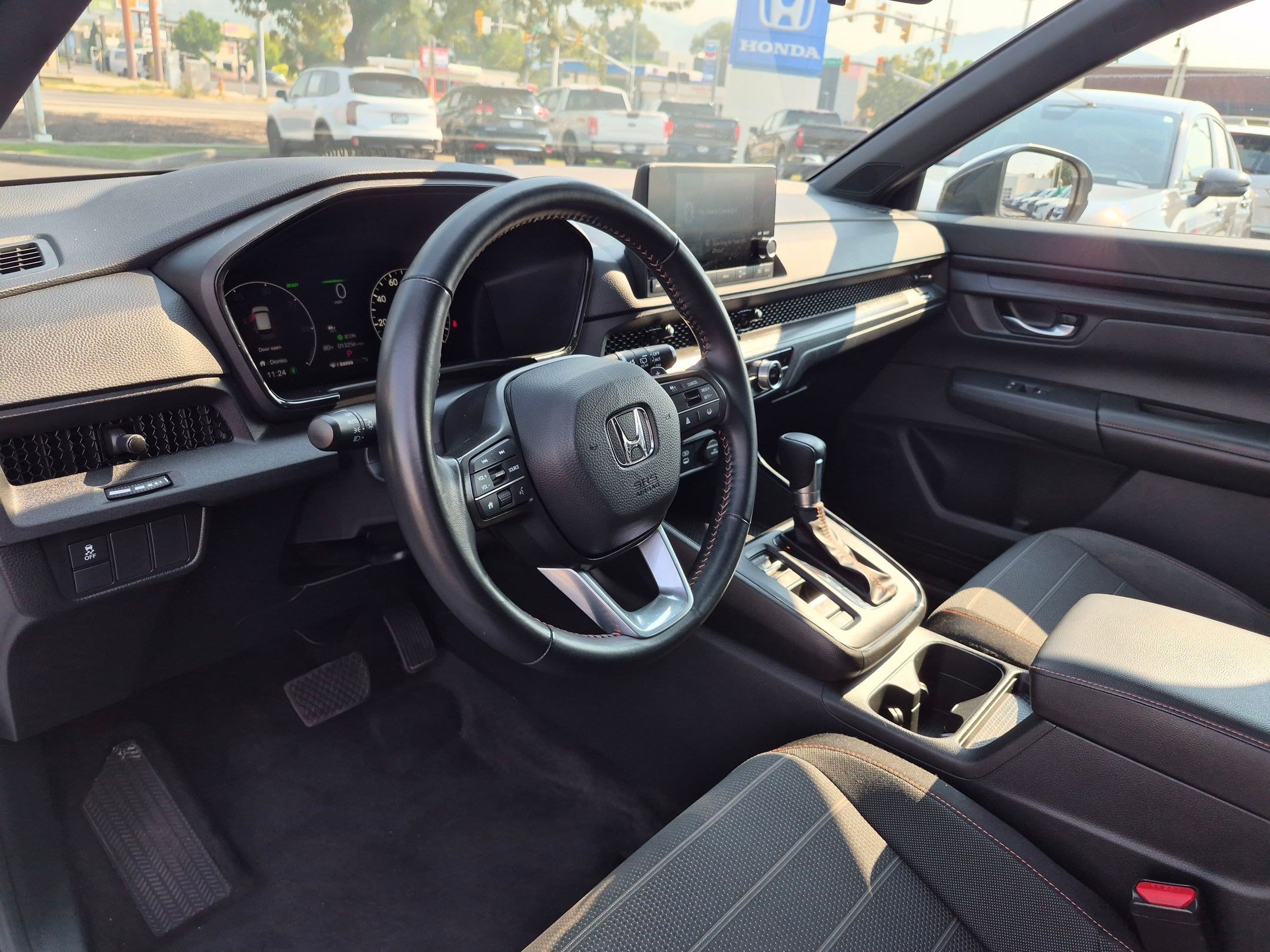 Used 2025 Platinum White Pearl Honda Sport image 14