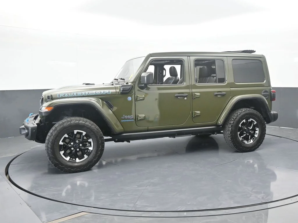 Used 2024 Sarge Green Clearcoat Jeep Rubicon 4xe image 1