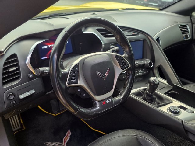 Used 2016 CORVETTE RACING YELLOW TINTCOAT Chevrolet Z51 2LT image 9