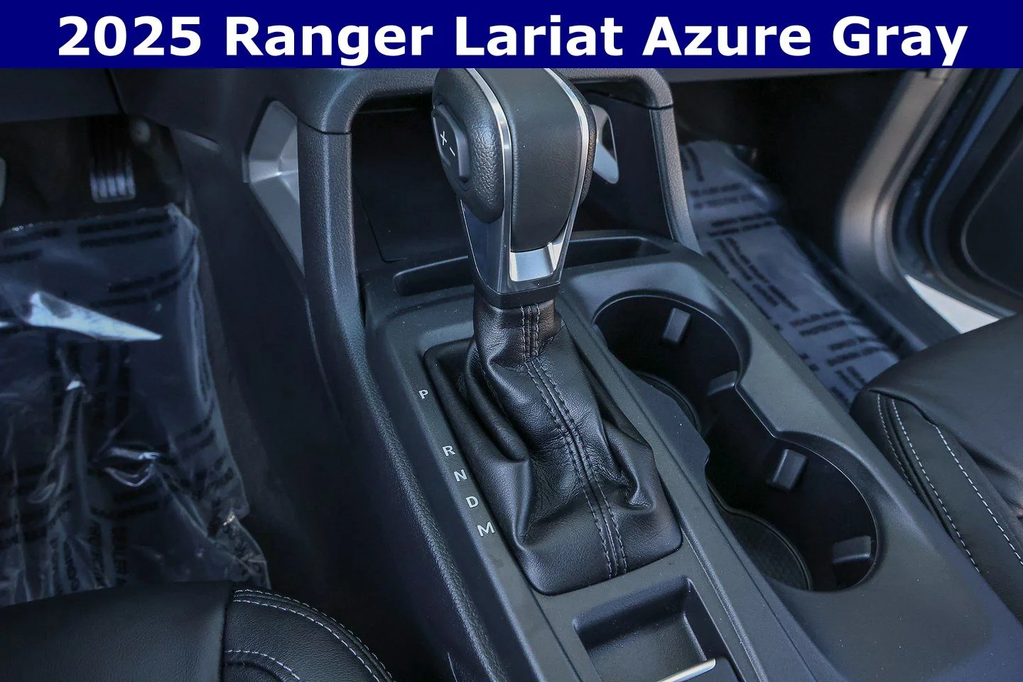 New 2025 Azure Gray Metallic Tri-coat Ford LARIAT® image 24