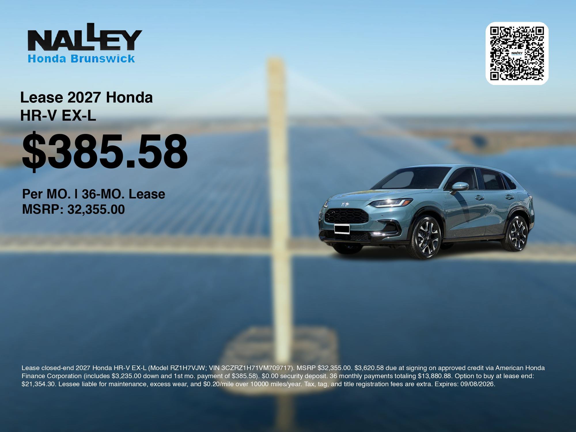 New 2027 Nordic Forest Pearl Honda EX-L image 3