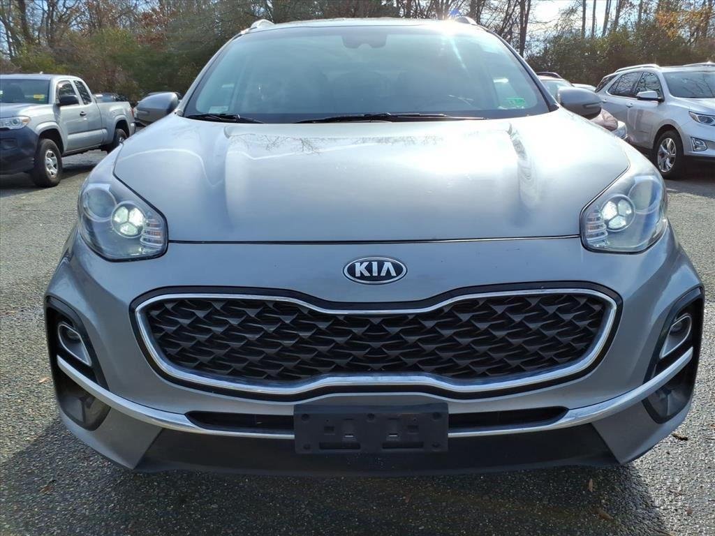 Used 2021 Sparkling Silver Kia EX image 2