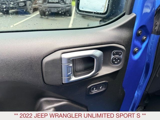 Used 2022 Blue Jeep Unlimited Sport S image 13