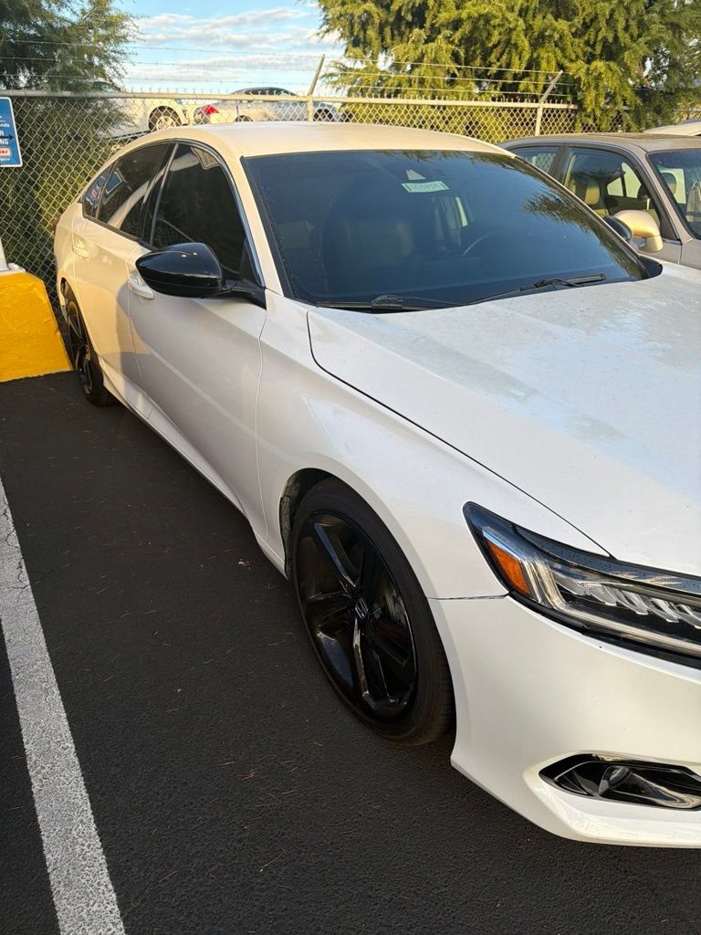 Certified Used 2021 Platinum White Pearl Honda Sport image 6